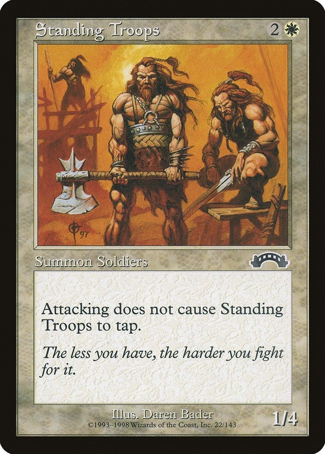 Standing Troops (22) [EXO] - MTG Single