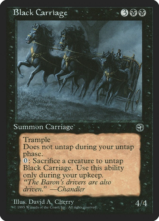 Black Carriage [HML] - MTG Single