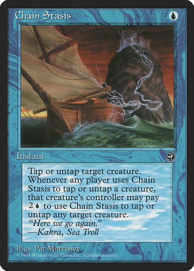 Chain Stasis [HML] - MTG Single