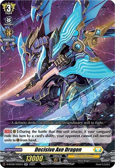 Decisive Axe Dragon (6030) [D-BT06] - Cardfight Vanguard Single