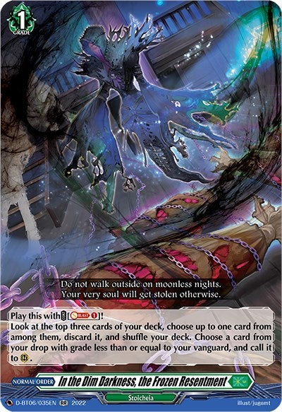 In the Dim Darkness the Frozen Resentment (6035) [D-BT06] - Cardfight Vanguard Single