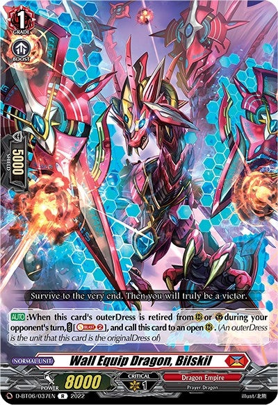 Wall Equip Dragon Bilskil (6037) [D-BT06] - Cardfight Vanguard Single