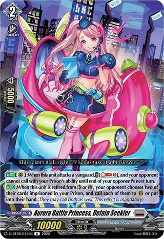 Aurora Battle Princess Detain Seekler (6045) [D-BT06] - Cardfight Vanguard Single