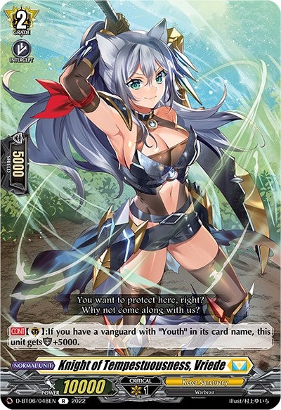 Knight of Tempestuousness Vriede (6048) [D-BT06] - Cardfight Vanguard Single