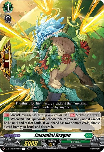 Custodial Dragon (6054) [D-BT06] - Cardfight Vanguard Single