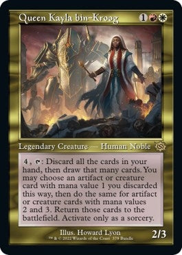 Queen Kayla bin-Kroog (Retro Frame) (BRO Bundle) (379) [UMP] - MTG Single