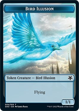 Bird Illusion // Demon Double-sided Token (0) [GN3] - MTG Single