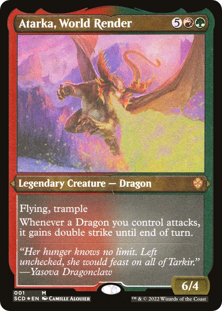 Atarka World Render (Foil Etched) (1) [SCD] - MTG Single