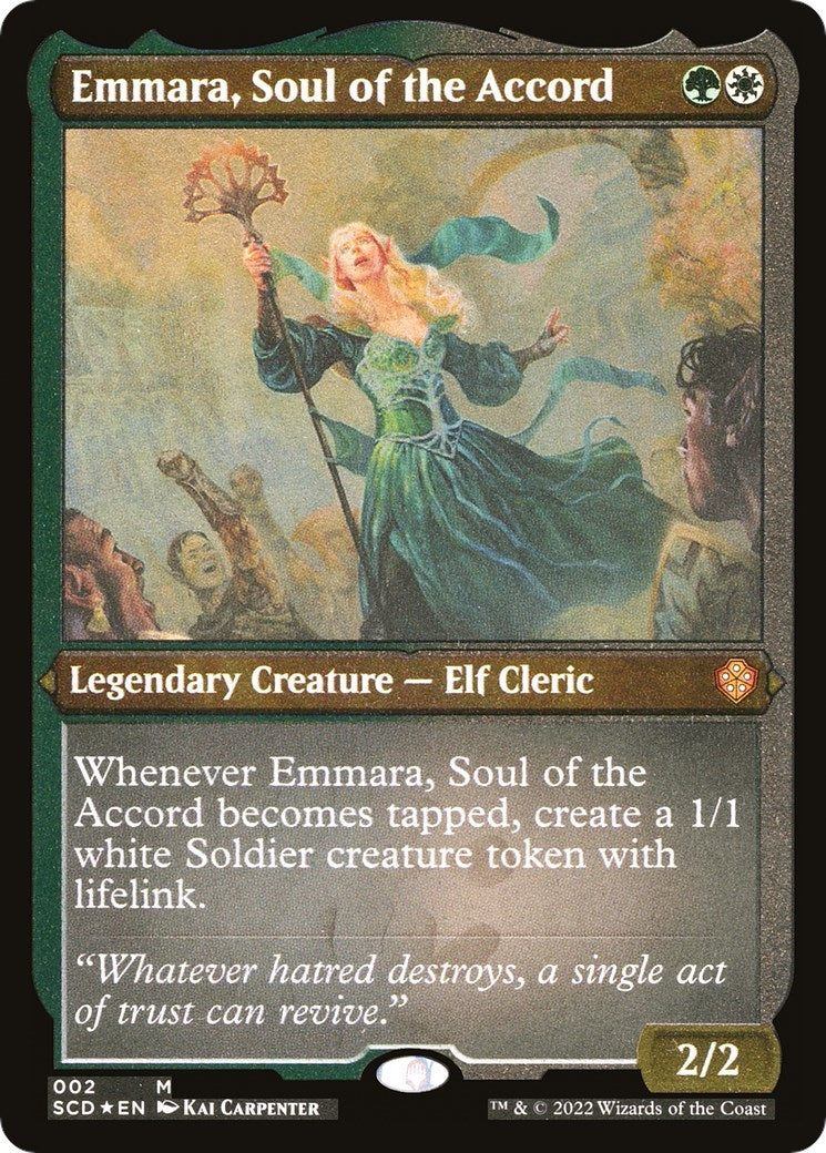 Emmara Soul of the Accord (Foil Etched) (2) [SCD] - MTG Single