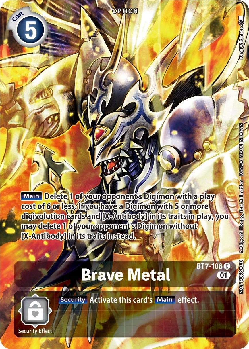 Brave Metal (Premium Deck Set) (7106) [BT07] - Digimon Card Game Single