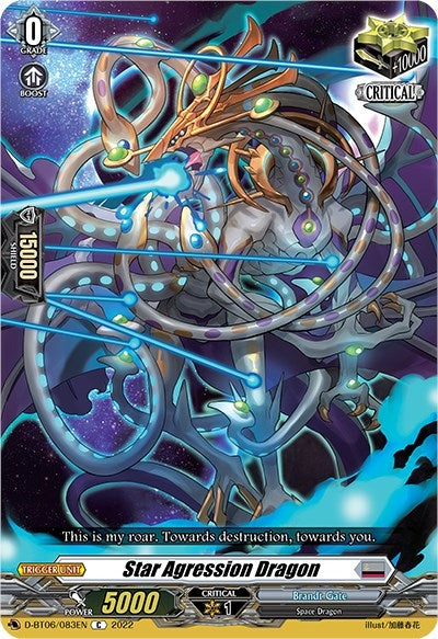 Star Agression Dragon (6083) [D-BT06] - Cardfight Vanguard Single
