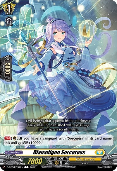 Dianadigon Sorceress (6092) [D-BT06] - Cardfight Vanguard Single