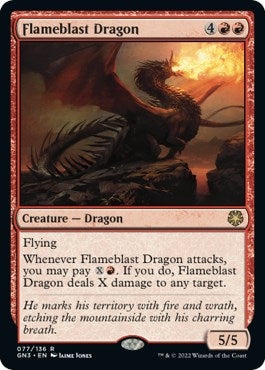 Flameblast Dragon (77) [GN3] - MTG Single