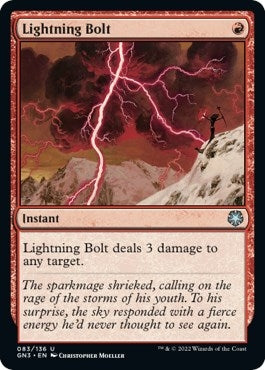 Lightning Bolt (83) [GN3] - MTG Single