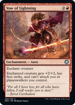 Vow of Lightning (88) [GN3] - MTG Single