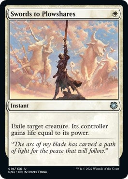 Swords to Plowshares (19) [GN3] - MTG Single