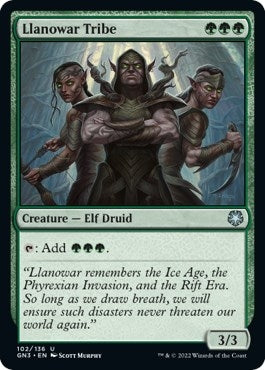 Llanowar Tribe (102) [GN3] - MTG Single