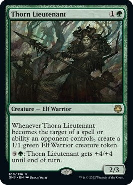 Thorn Lieutenant (109) [GN3] - MTG Single