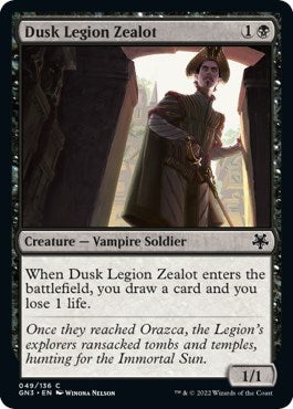Dusk Legion Zealot (49) [GN3] - MTG Single