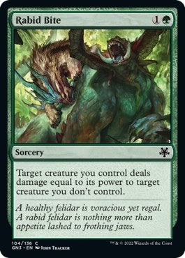 Rabid Bite (104) [GN3] - MTG Single