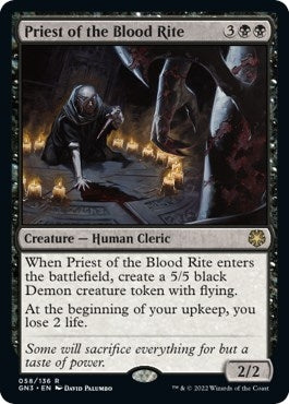 Priest of the Blood Rite (58) [GN3] - MTG Single