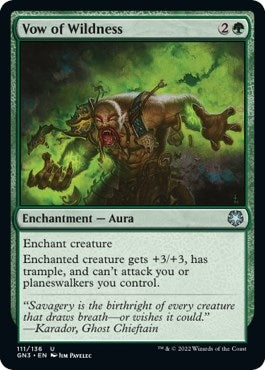 Vow of Wildness (111) [GN3] - MTG Single