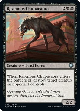 Ravenous Chupacabra (59) [GN3] - MTG Single