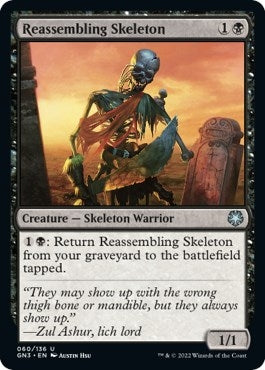 Reassembling Skeleton (60) [GN3] - MTG Single
