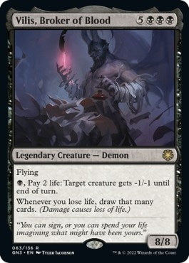 Vilis Broker of Blood (63) [GN3] - MTG Single