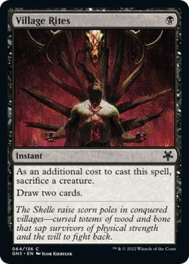 Village Rites (64) [GN3] - MTG Single