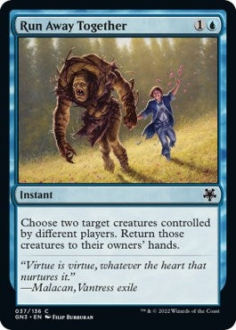 Run Away Together (37) [GN3] - MTG Single