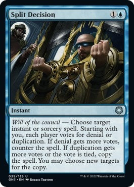 Split Decision (39) [GN3] - MTG Single
