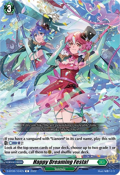 Happy Dreaming Festa! (6104) [D-BT06] - Cardfight Vanguard Single