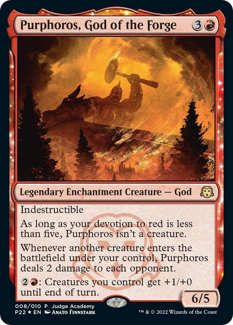Purphoros God of the Forge (8) [JDG] - MTG Single