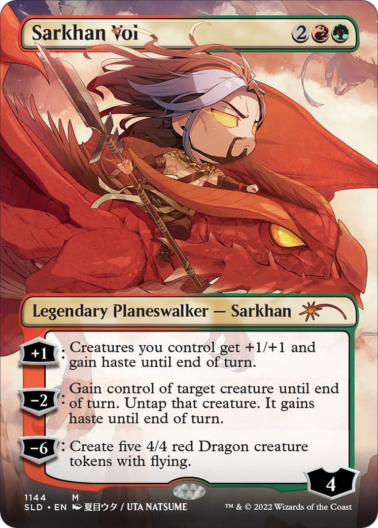 Sarkhan Vol (Borderless) (1144) [SLD] - MTG Single