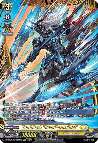 Youthberk ’RevolForm: Gust’ (FFR) (611) [D-BT06] - Cardfight Vanguard Single