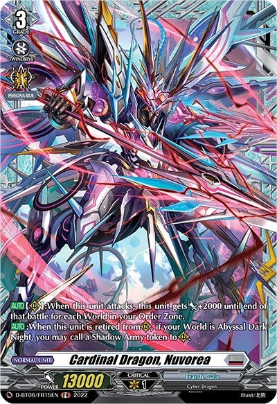 Cardinal Dragon Nuvorea (FR) (615) [D-BT06] - Cardfight Vanguard Single