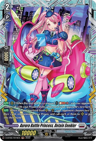 Aurora Battle Princess Detain Seekler (FR) (619) [D-BT06] - Cardfight Vanguard Single