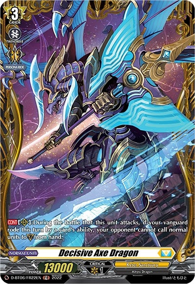Decisive Axe Dragon (FR) (622) [D-BT06] - Cardfight Vanguard Single