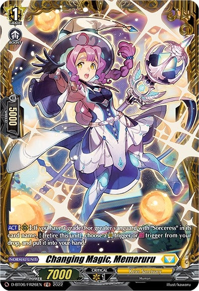 Changing Magic Memeruru (FR) (626) [D-BT06] - Cardfight Vanguard Single