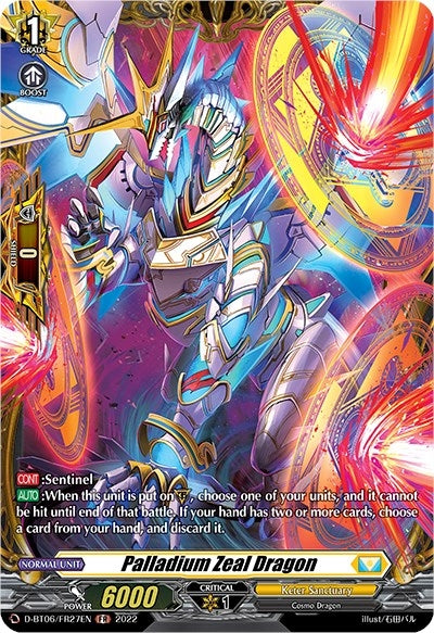 Palladium Zeal Dragon (FR) (627) [D-BT06] - Cardfight Vanguard Single