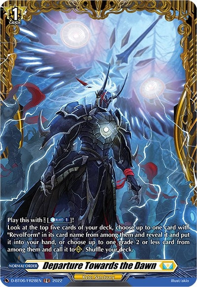 Departure Towards the Dawn (FR) (628) [D-BT06] - Cardfight Vanguard Single
