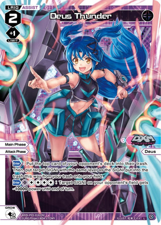 Deus Thunder (Parallel Foil) (5018) [WXDi-P05] - WIXOSS Single