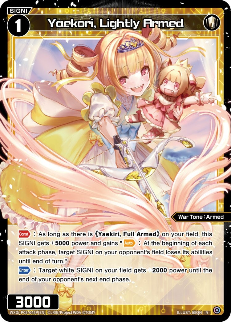 Yaekori Lightly Armed (Parallel Foil) (5045) [WXDi-P05] - WIXOSS Single