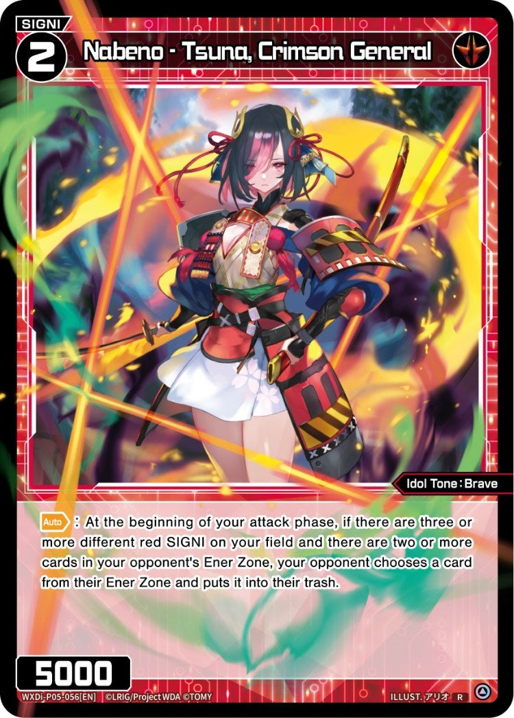Nabeno - Tsuna Crimson General (5056) [WXDi-P05] - WIXOSS Single