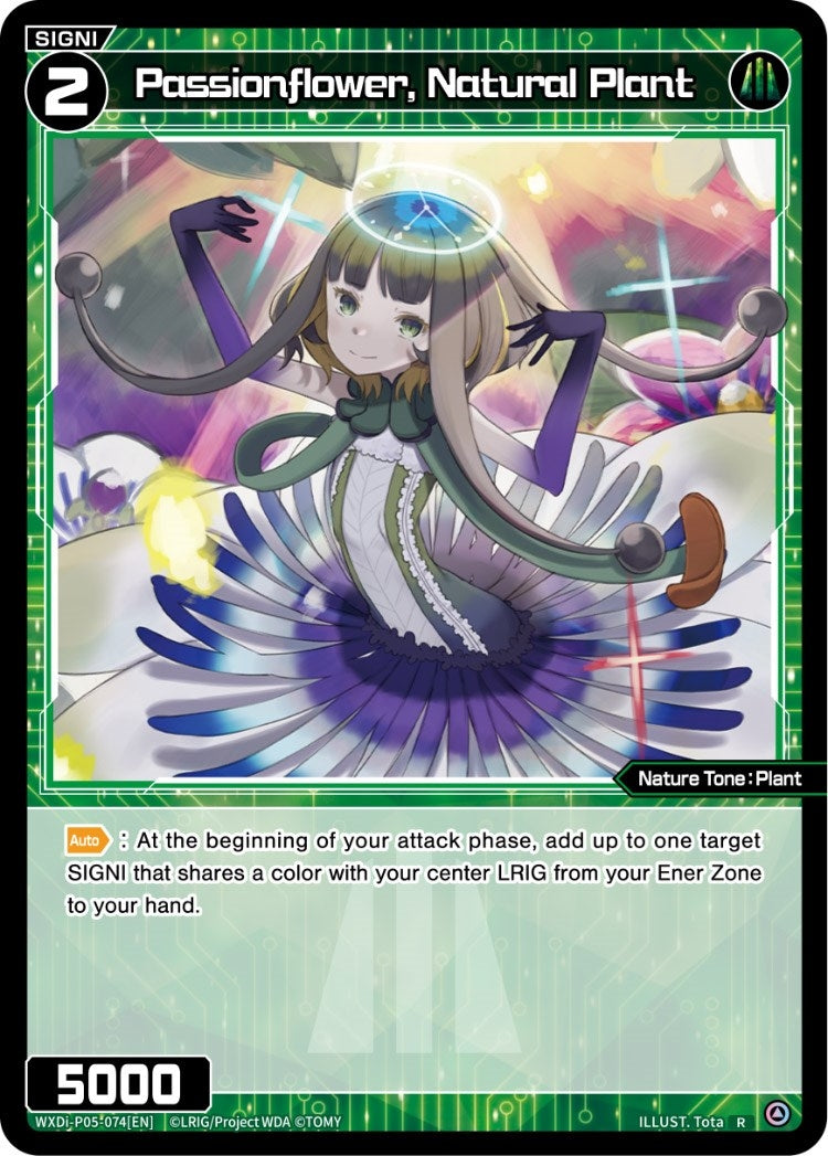Passionflower Natural Plant (5074) [WXDi-P05] - WIXOSS Single