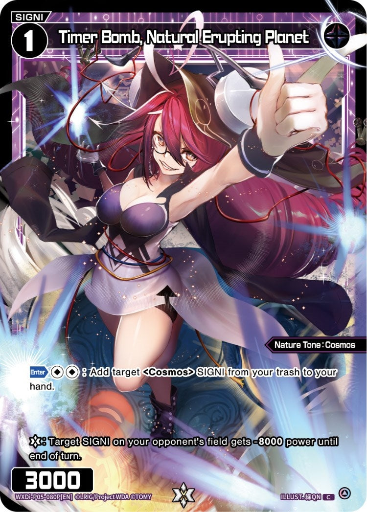 Timer Bomb Natural Erupting Planet (Parallel Foil) (5080) [WXDi-P05] - WIXOSS Single