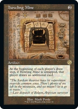 Howling Mine (Schematic) (83) [BRR] - MTG Single