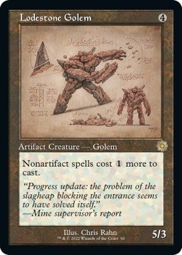 Lodestone Golem (Schematic) (92) [BRR] - MTG Single