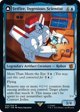 Jetfire Ingenious Scientist (3) [BOT] - MTG Single